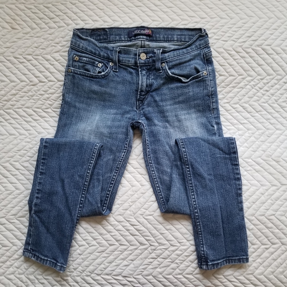 LEVI'S JEANS 7 M FADED SKINNY CUTE COMFY